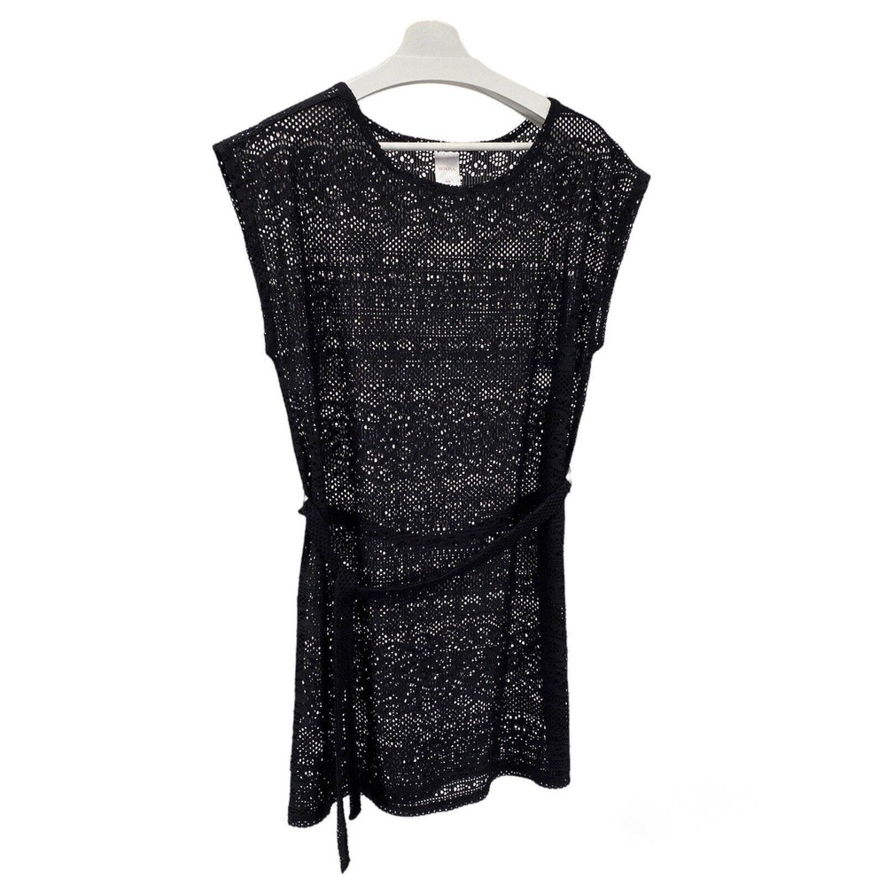 Merona Women's Black Swim Cover Top Size Medium
